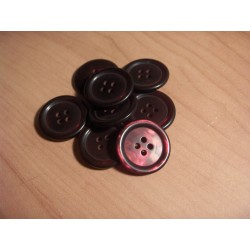 Gomb 2,5 cm sötétbarna