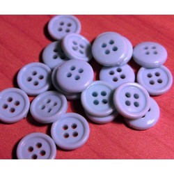 Gomb 1 cm világoskék