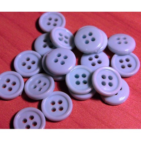 Gomb 1 cm világoskék