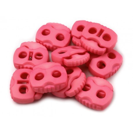 Végszorító 2x2 cm rugós rózsaszín