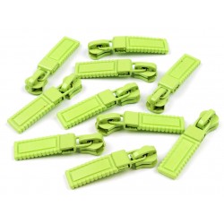 Cipzárkocsi 5 mm világoszöld