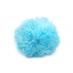 Pompon fonalból 8,5 cm kék