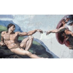 Gobelin 25x40 cm Sz:606 T Michelangelo: Teremtés /részlet/