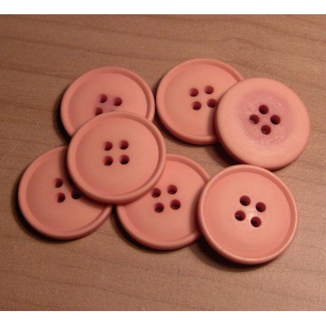 Gomb 2,2 cm pasztel barack