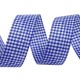 Kockás szalag 2,5 cm kék
