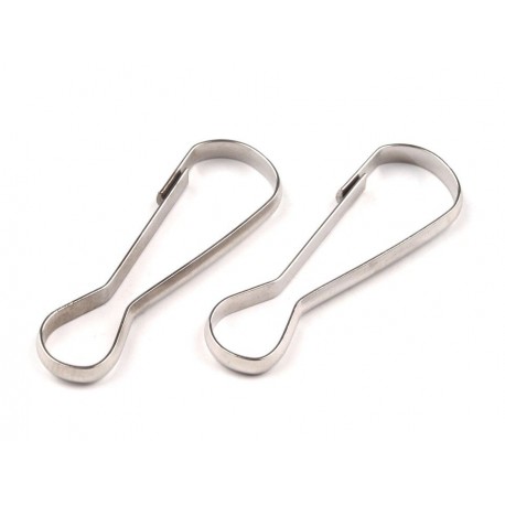 Karabíner 3,2 cm ezüstszínű