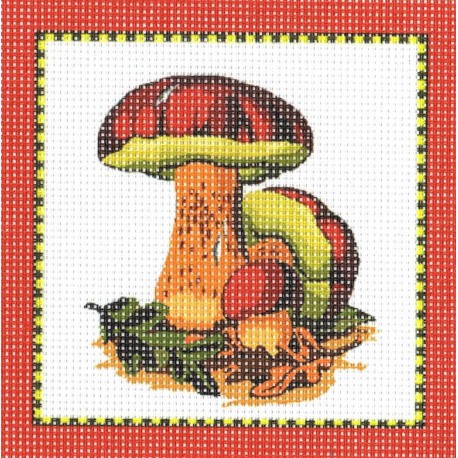 Gobelin 15x15 cm 989 Vargánya gomba