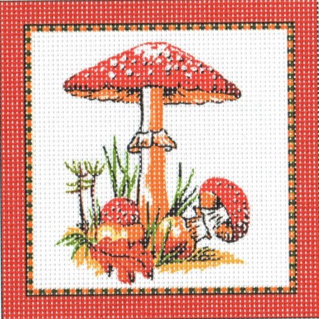 Gobelin 15x15 cm 988 Légyölő galóca