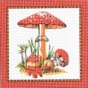 Gobelin 15x15 cm 988 Légyölő galóca