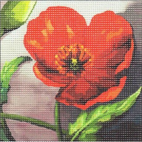 Gobelin 15x15 cm 812 Pipacs