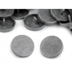 Gomb 2 cm fém antikolt