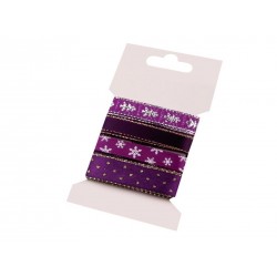 Karácsonyi szalag mix kártyán 4x1 m 8-as mix