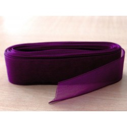 Organza szalag 2 cm lila 5 m/csomag