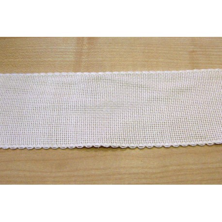 Keresztszemes csík 7 cm ekrü