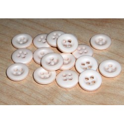 Gomb 1 cm halványbarack