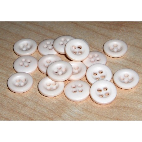 Gomb 1 cm halványbarack