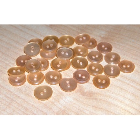 Gomb 1 cm halványbarack
