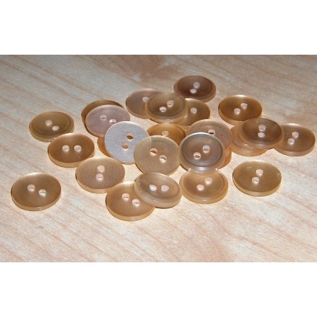 Gomb 1 cm halványnarancs