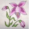 Gobelin 15x15 cm WV22 Virág