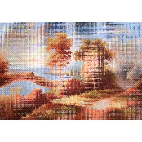 Gobelin 16x11 cm T029 T Folyópart