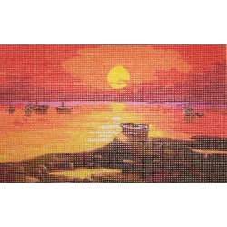 Gobelin 16x11 cm T004 T Naplemente