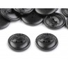 Gomb 2,1 cm fekete