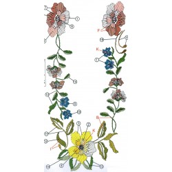 Hímezhető futó 11-502 40x100 cm