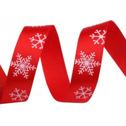 dísszalag piros hóihés