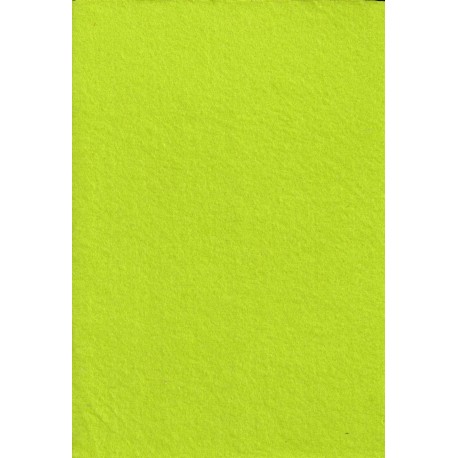 Filc 2-2,5 mm 20x30 cm sárgászöld