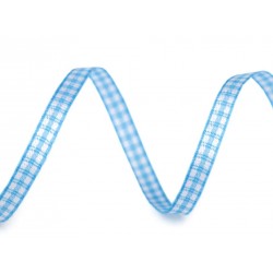 Kockás szalag 10 m világoskék