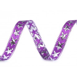 Karácsonyi szalag 1 cm lila