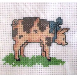 Keresztszemes szett 10x10 cm HC14 Malac