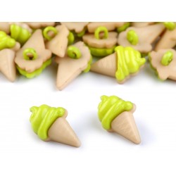 Babagomb 2 cm zöld fagyi