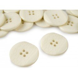 Gomb 2,5 cm krém