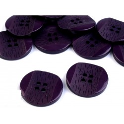 Gomb 2,5 cm mélylila