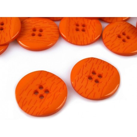 Gomb 2,5 cm narancssárga