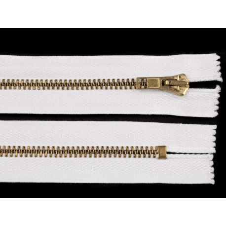 Cipzár 14 cm fém fehér VT10