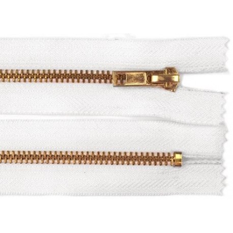 Cipzár 12 cm fém fehér