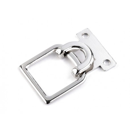 Díszcsat 2,5x4 cm ezüstszínű