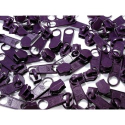 Cipzárkocsi spirálcipzárhoz 5 mm szilva