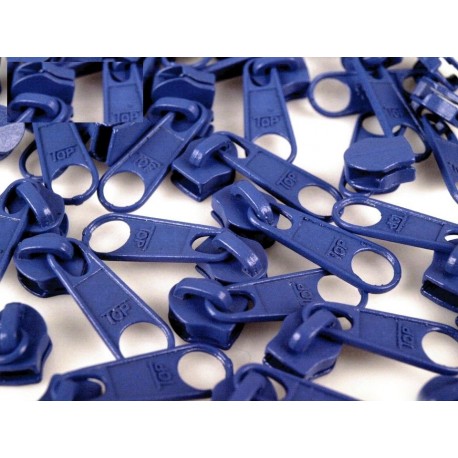 Cipzárkocsi spirálcipzárhoz 5 mm királykék