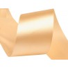 Szatén szalag 4 cm halvány aranyszín