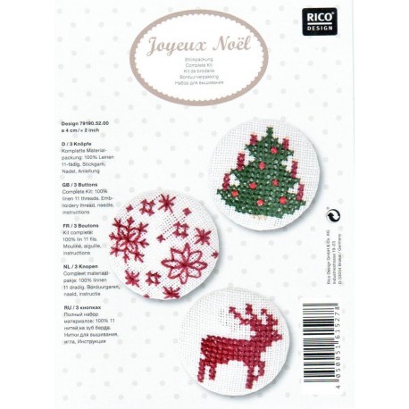 Keresztszemes szett 4 cm 79190 bordó szett