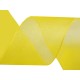 Organza szalag 4 cm sárga 5 m/csomag