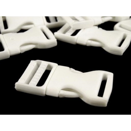 Kertészcsat 2,5x5 cm fehér