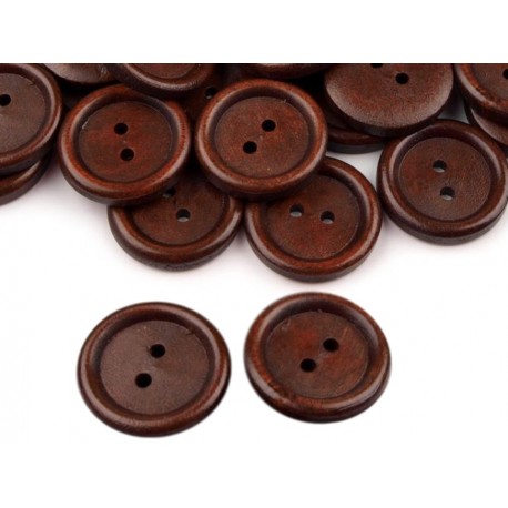 Fagomb 2,5 cm sötétbarna