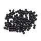 Teklagyöngy 0,4 cm fekete