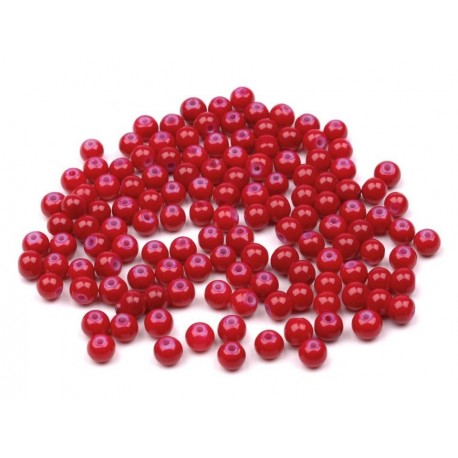 Teklagyöngy 0,4 cm piros