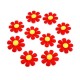 Varrható virág 2,7 cm piros