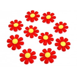 Varrható virág 2,7 cm piros